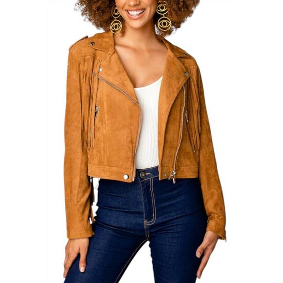 BUDDYLOVE Jackets & Blazers - NEW BUDDYLOVE francesca suede jacket in camel